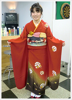 加納美容院和装スタイル